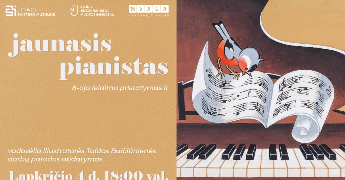 Näituse „Taida Balčiūnienė ja noor pianist” avamine
