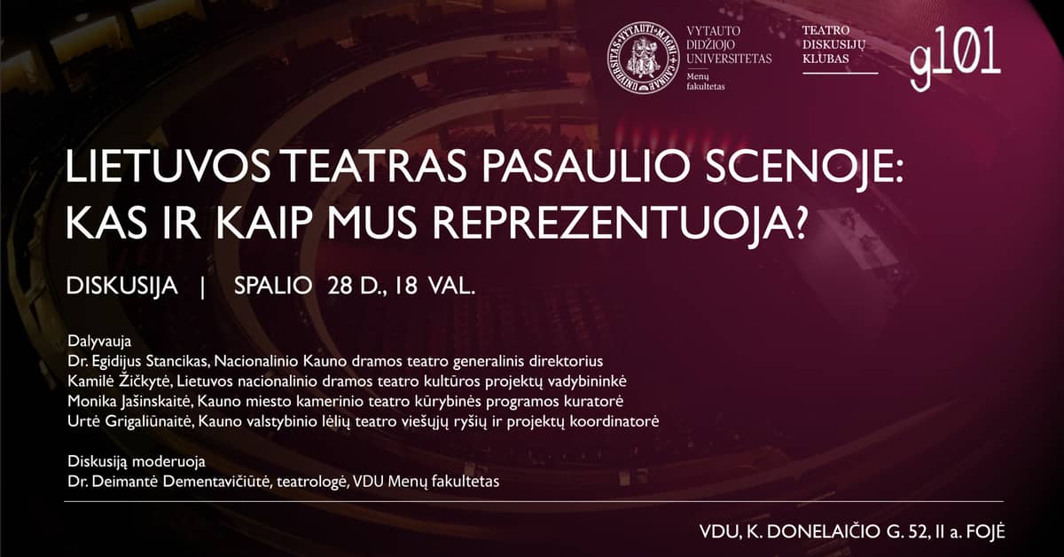 ARUTELU | Leedu teater maailma laval: kes ja kuidas meid esindab?
