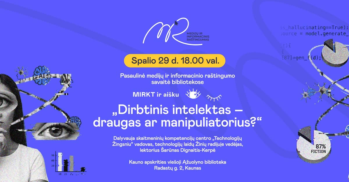 MIRKT ja selge… „Tehisintellekt – sõber või manipulaator?“