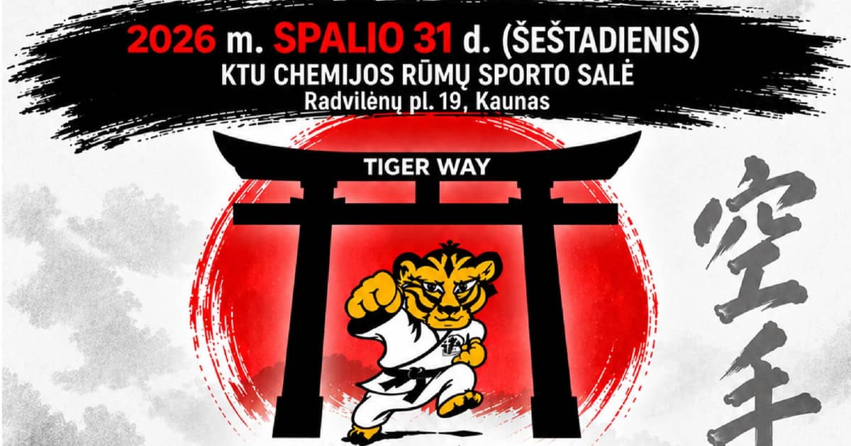 XXII rahvusvaheline Shotokani/WKF karateeturniir „Tiigri tee 2026”
