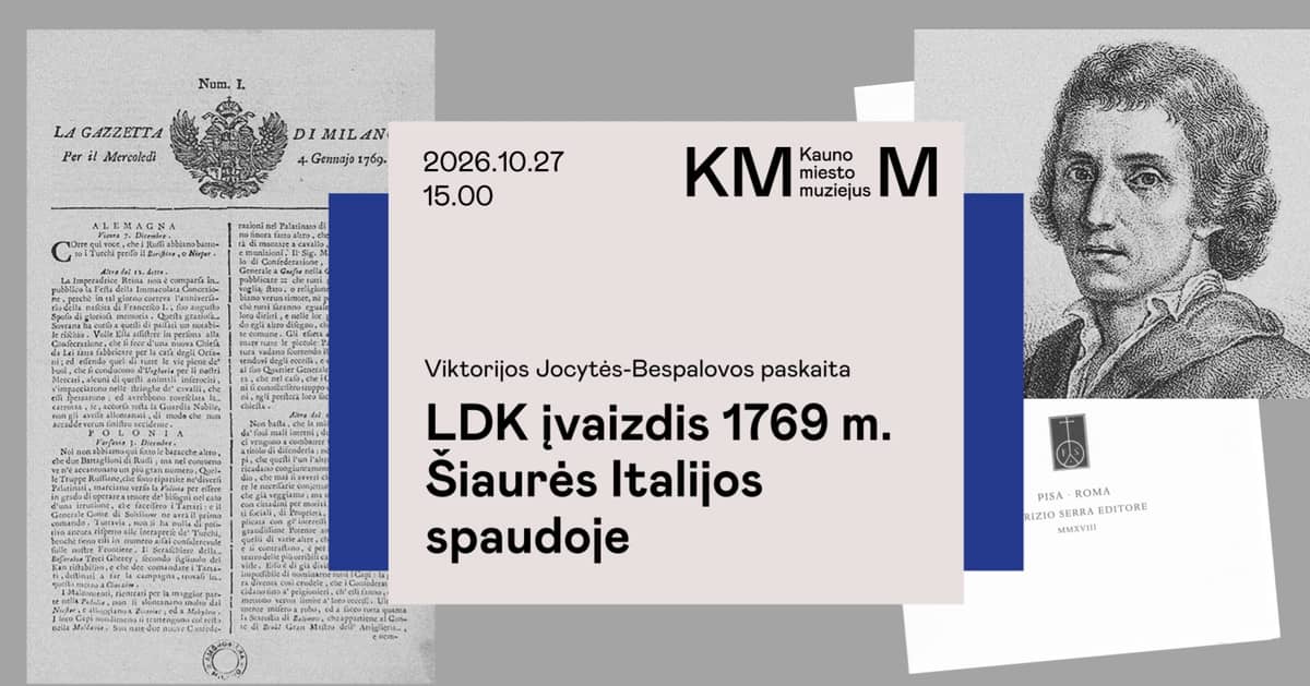 TAU loeng „LDK kuvand 1769. aasta Põhja-Itaalia ajakirjanduses“