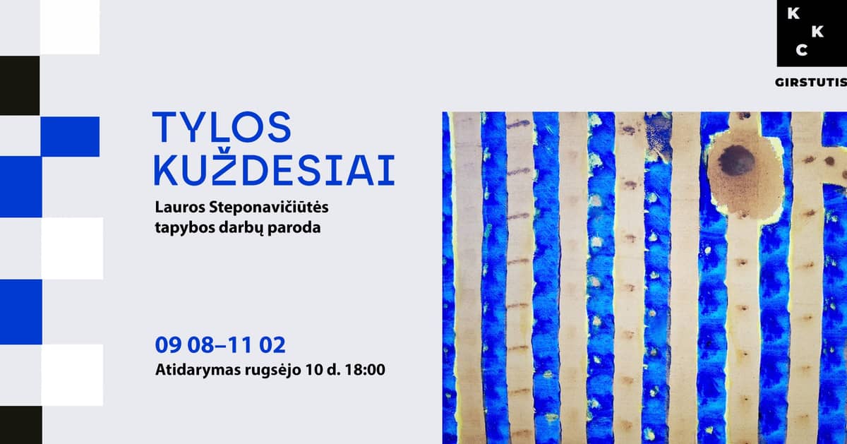 Lauros Steponavičiūtės maalinäitus „VAIKUSE SOSINAD“