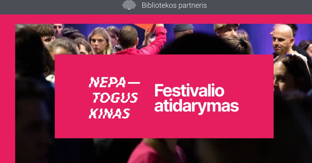 Festivalis „Nepatogus kinas“ grįžta į biblioteką!