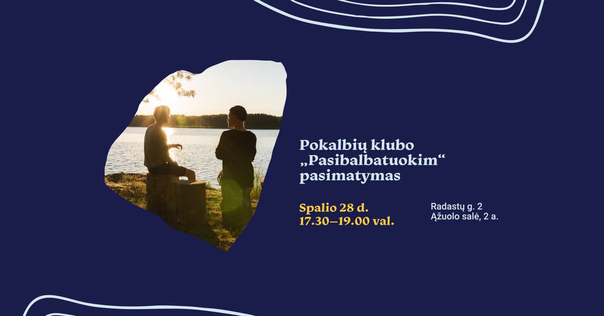 Klubi „Pasibalbatuokim“ kohtumine