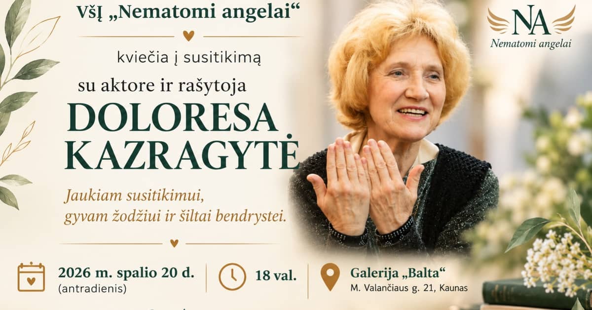 Kohtumine näitleja Doloresa Kazragytėga.