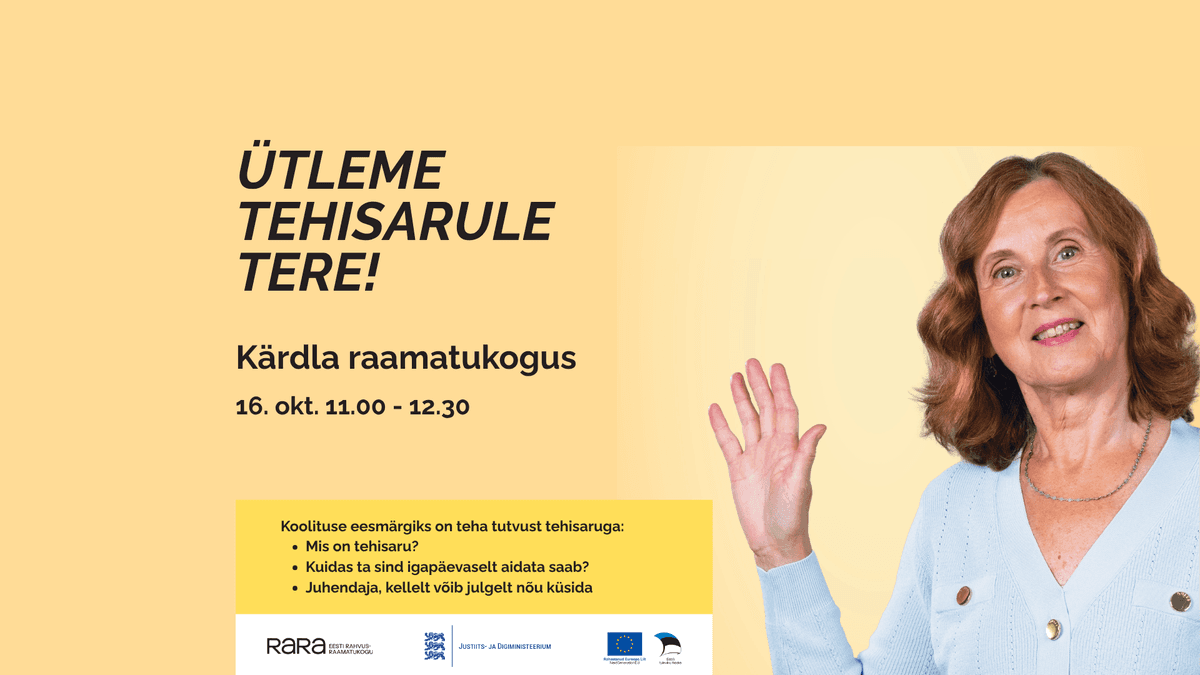 “Ütleme tehisarule tere!”