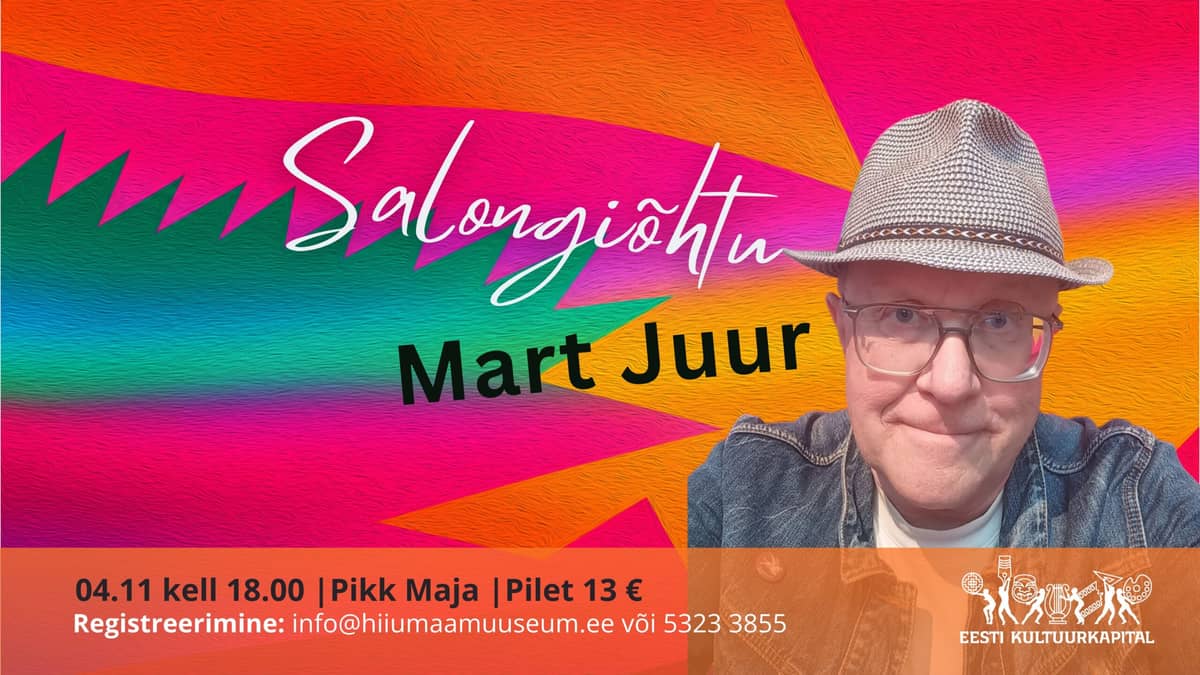 Salongiõhtu Pikas Majas – külla tuleb Mart Juur