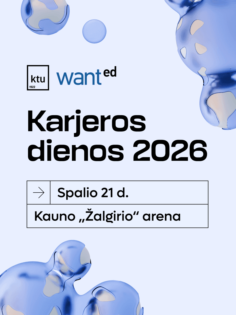 KTU WANTed karjeros dienos 2026