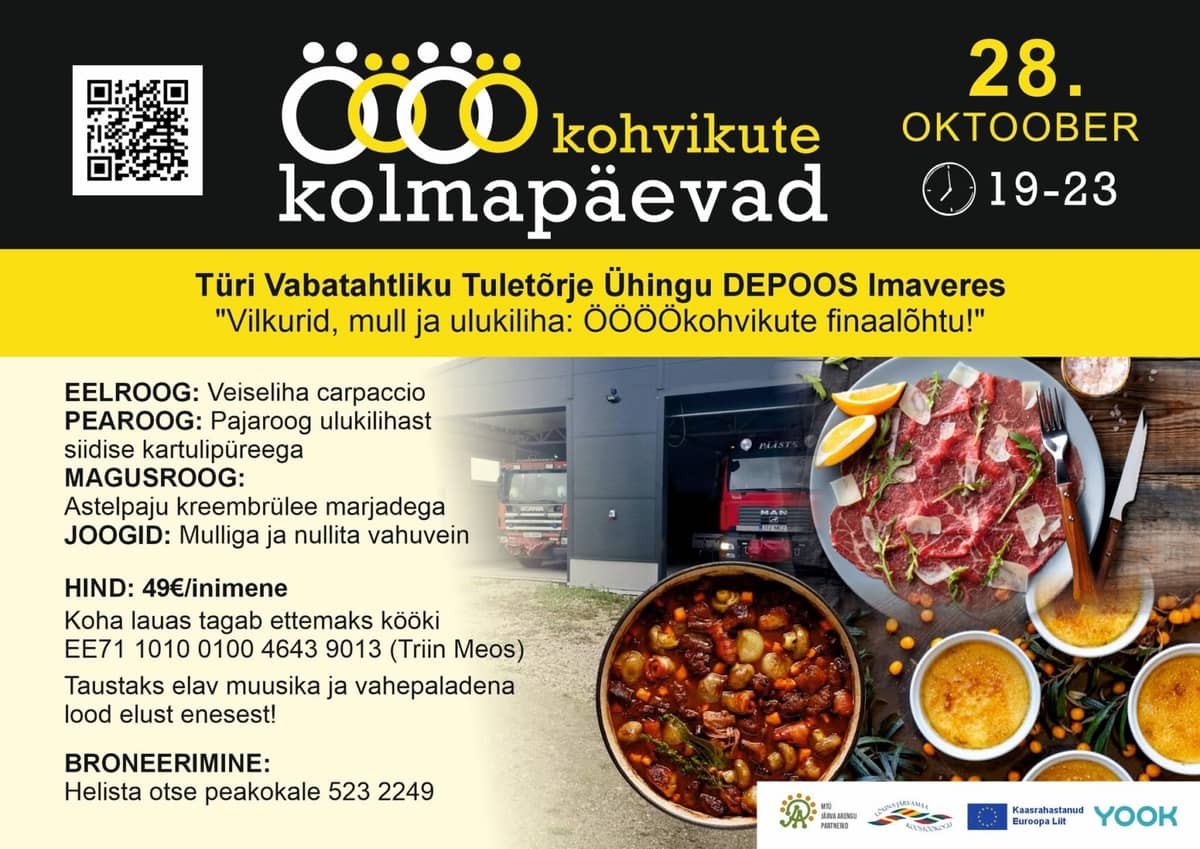 ÖÖÖÖkohvikute kolmapäevad. TVTÜ Depoos Imaveres
