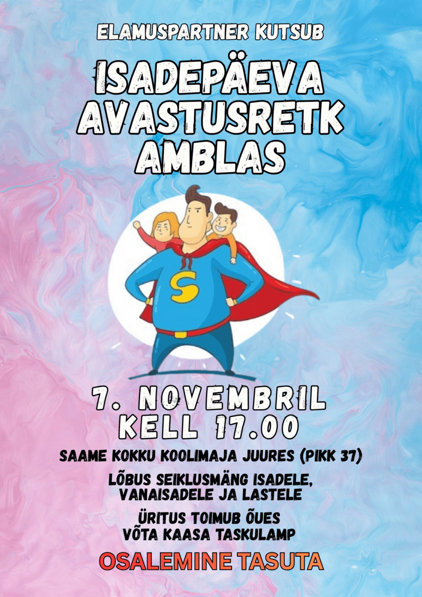 Isadepäeva avastusretk Amblas
