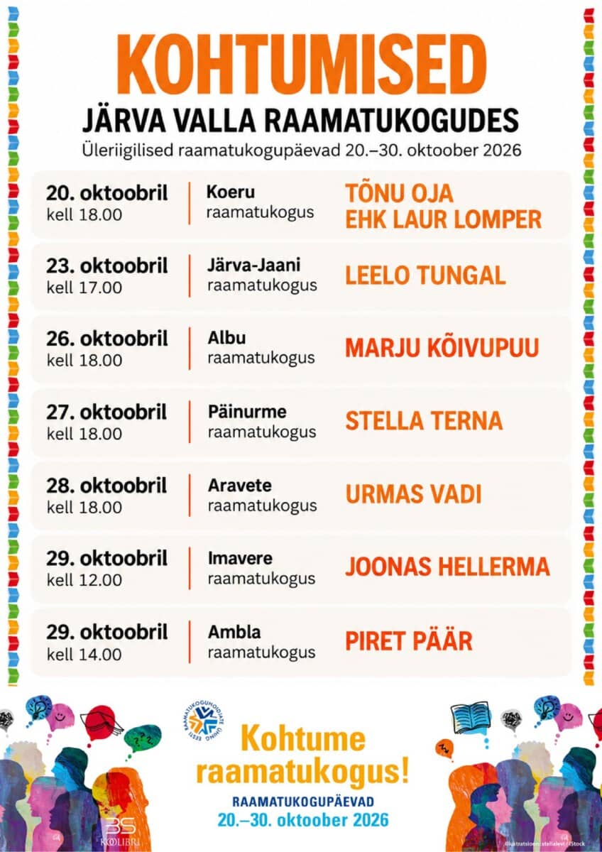 Kohtumised raamatukogudes. Urmas Vadi