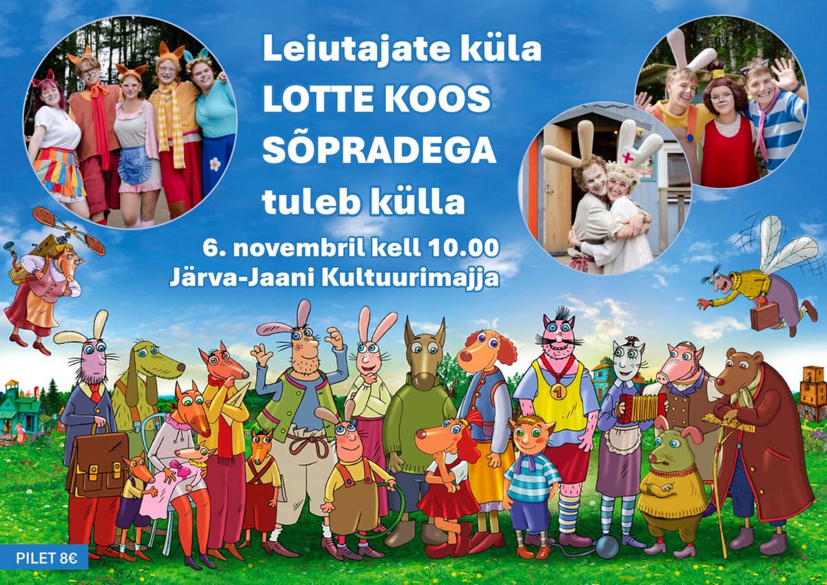 Leiutajate küla Lotte koos sõpradega tuleb külla