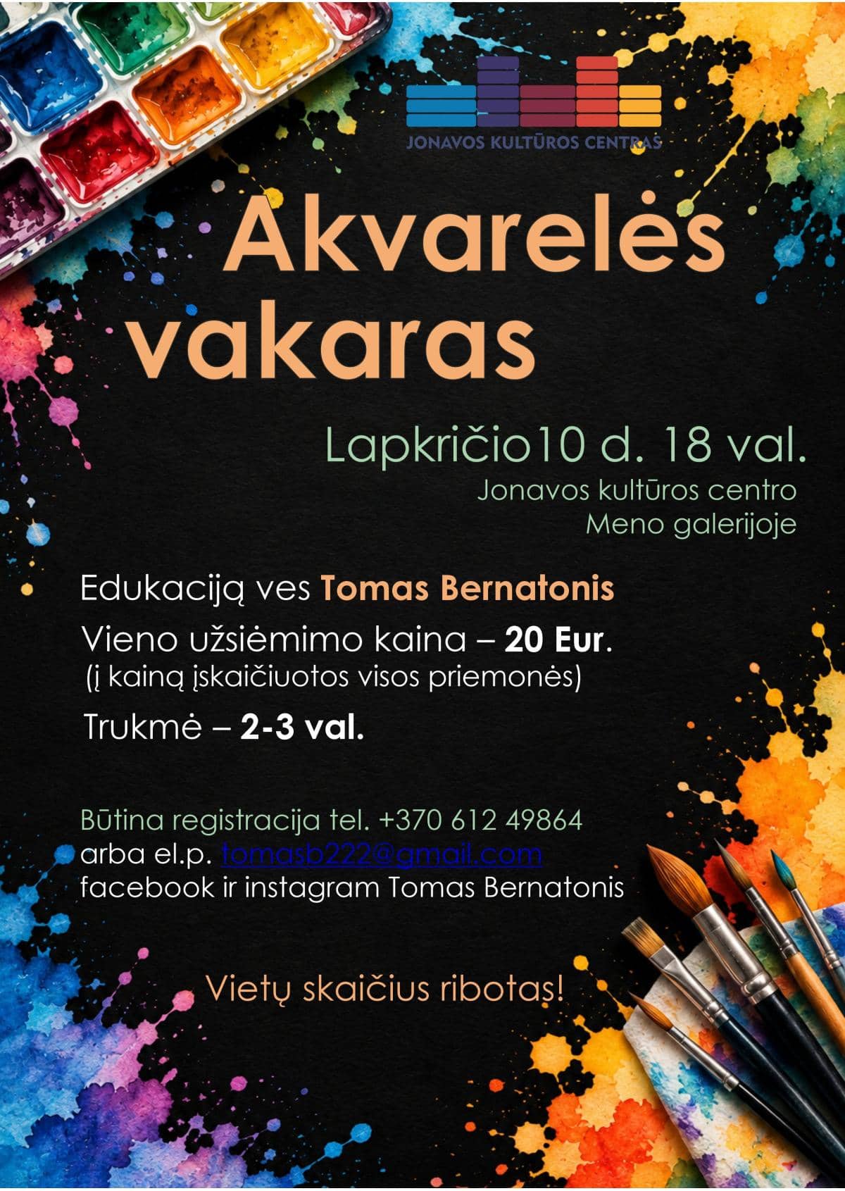 Akvarelliõhtu Tomu Bernatonisega