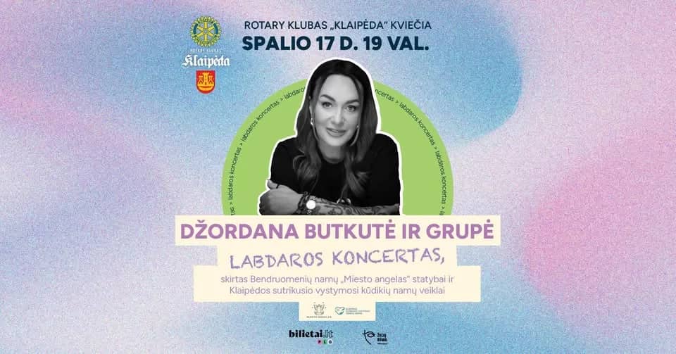 Džordana Butkutė ja bänd. Heategevuskontsert