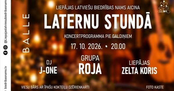 Kontsertprogramm laudade ääres "Laterna tunnil"