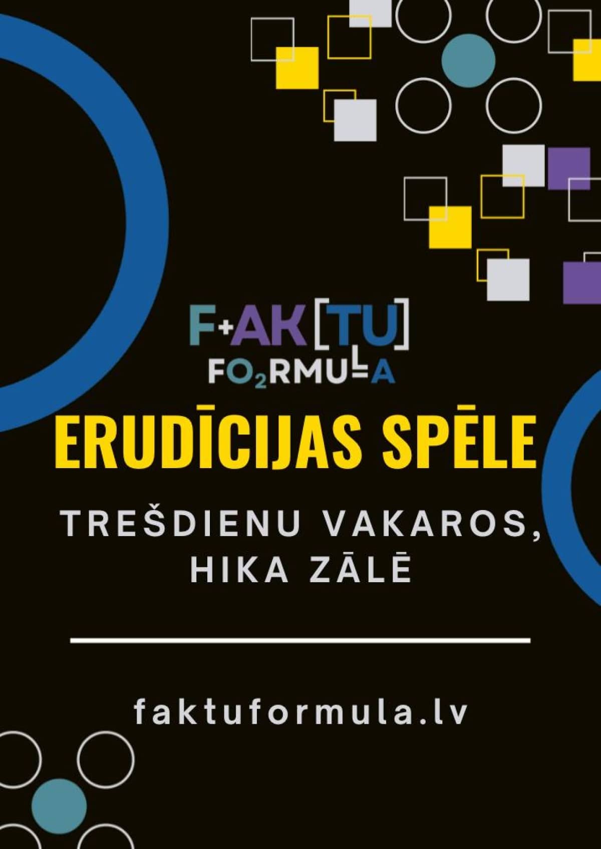 Eruditsioonimäng Faktu formula 2026. aasta sügishooaeg, 5. etapp
