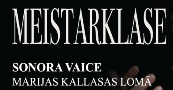 SONORA VAICE Marija Callase rollis näidendis „Meistriklass”