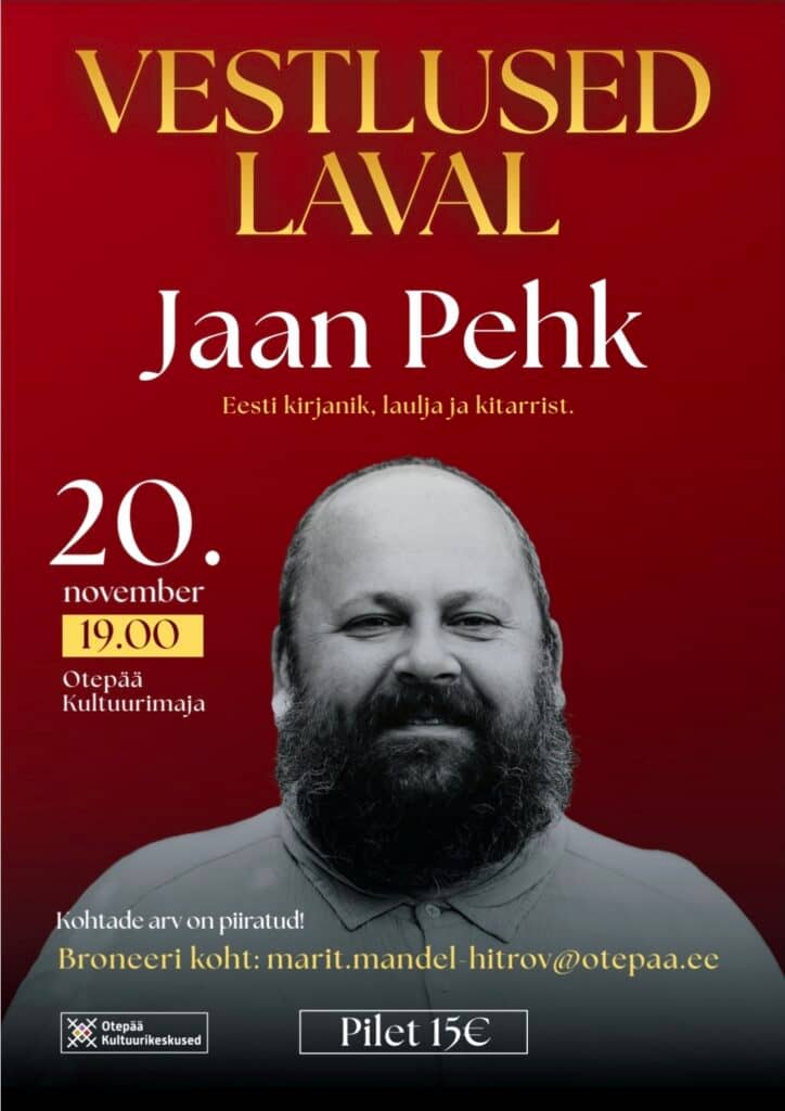 ”Vestlused laval” JAAN PEHK