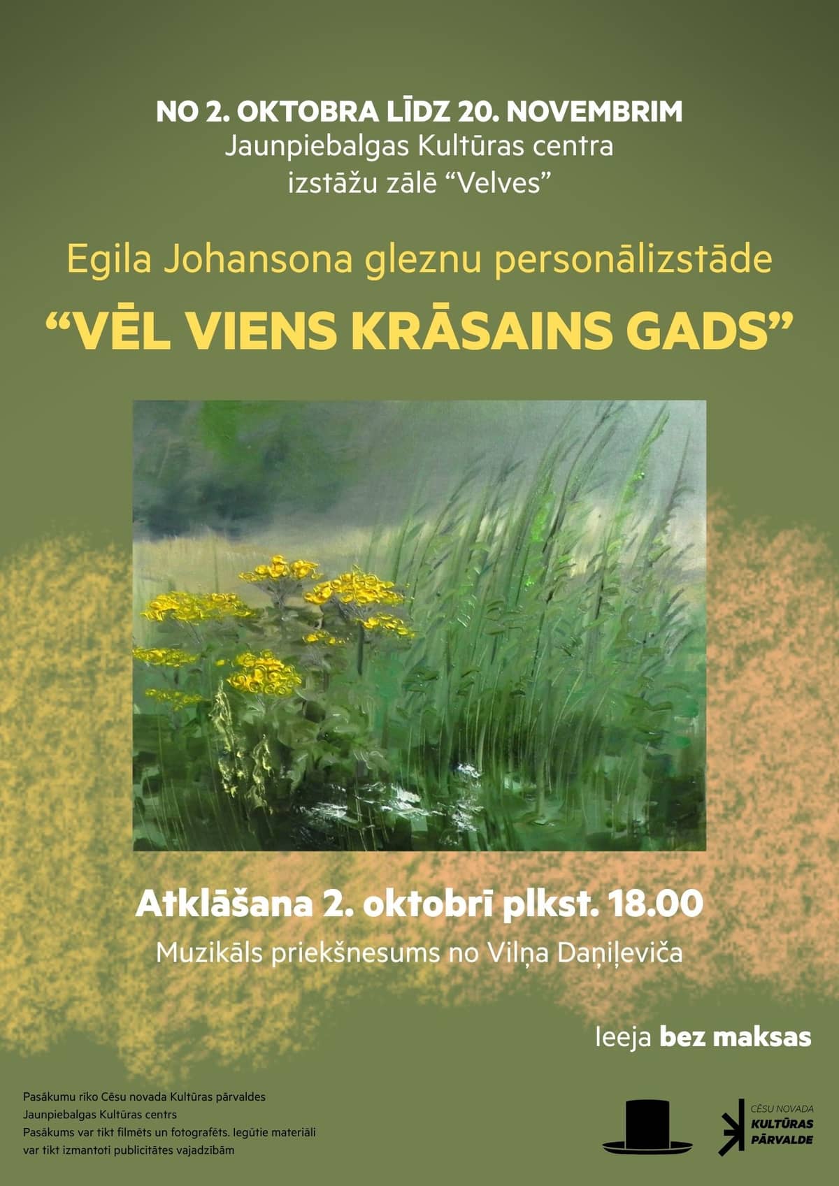 Egila Johansona maalide isikunäitus „Veel üks värviline aasta”