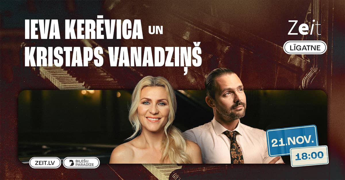 Ieva Kerēvica ja Kristaps Vanadziņš kontserdiga “Džäss. Lähedal ja isiklikult.“