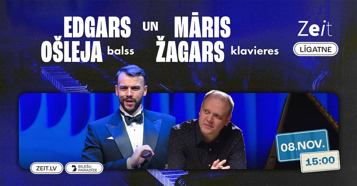 Edgars Ošleja ja pianist Māris Žagars