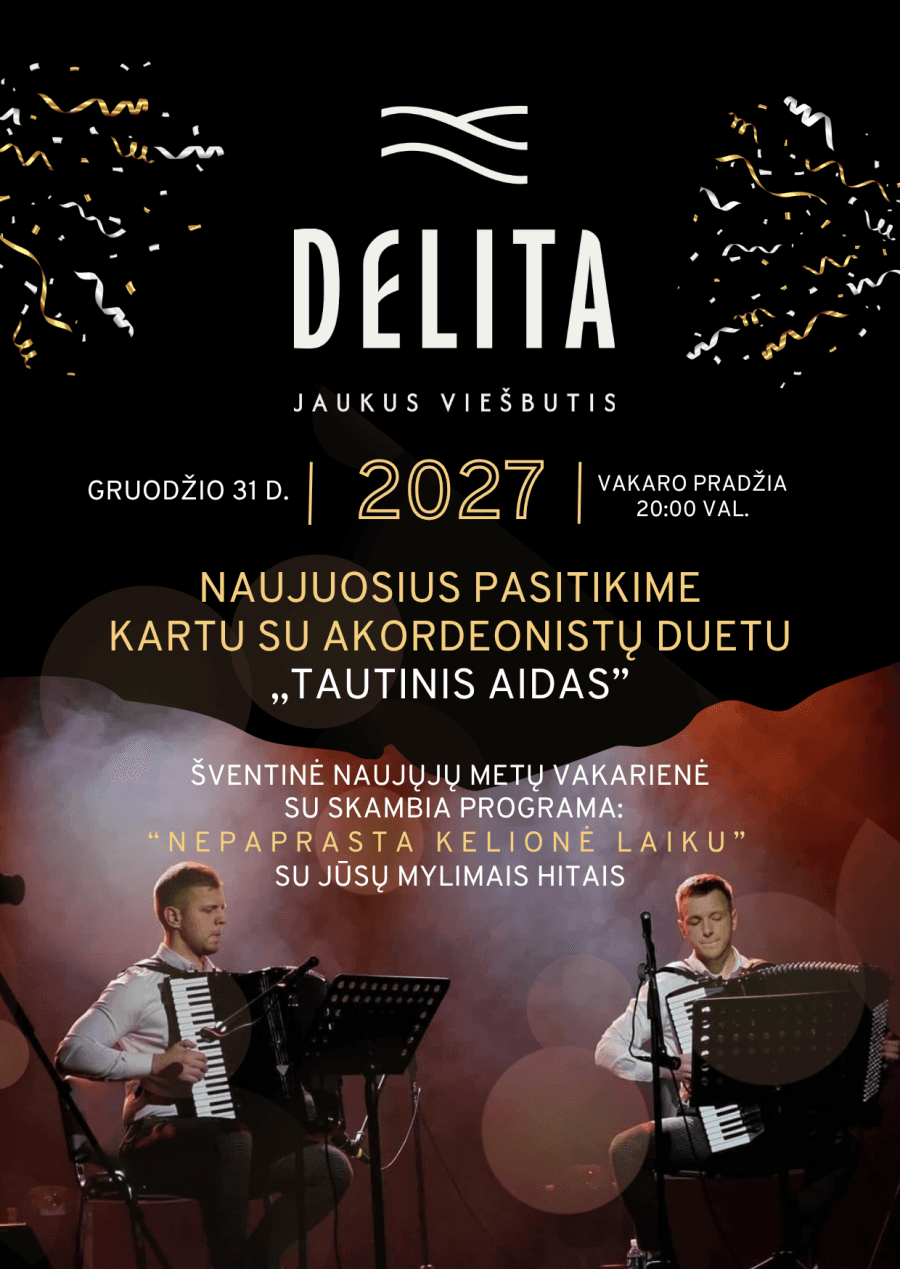Uusaasta akordionistide duoga "Tautinis Aidas"