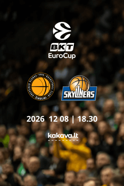 BKT EuroCup: Šiauliai-Skyliners