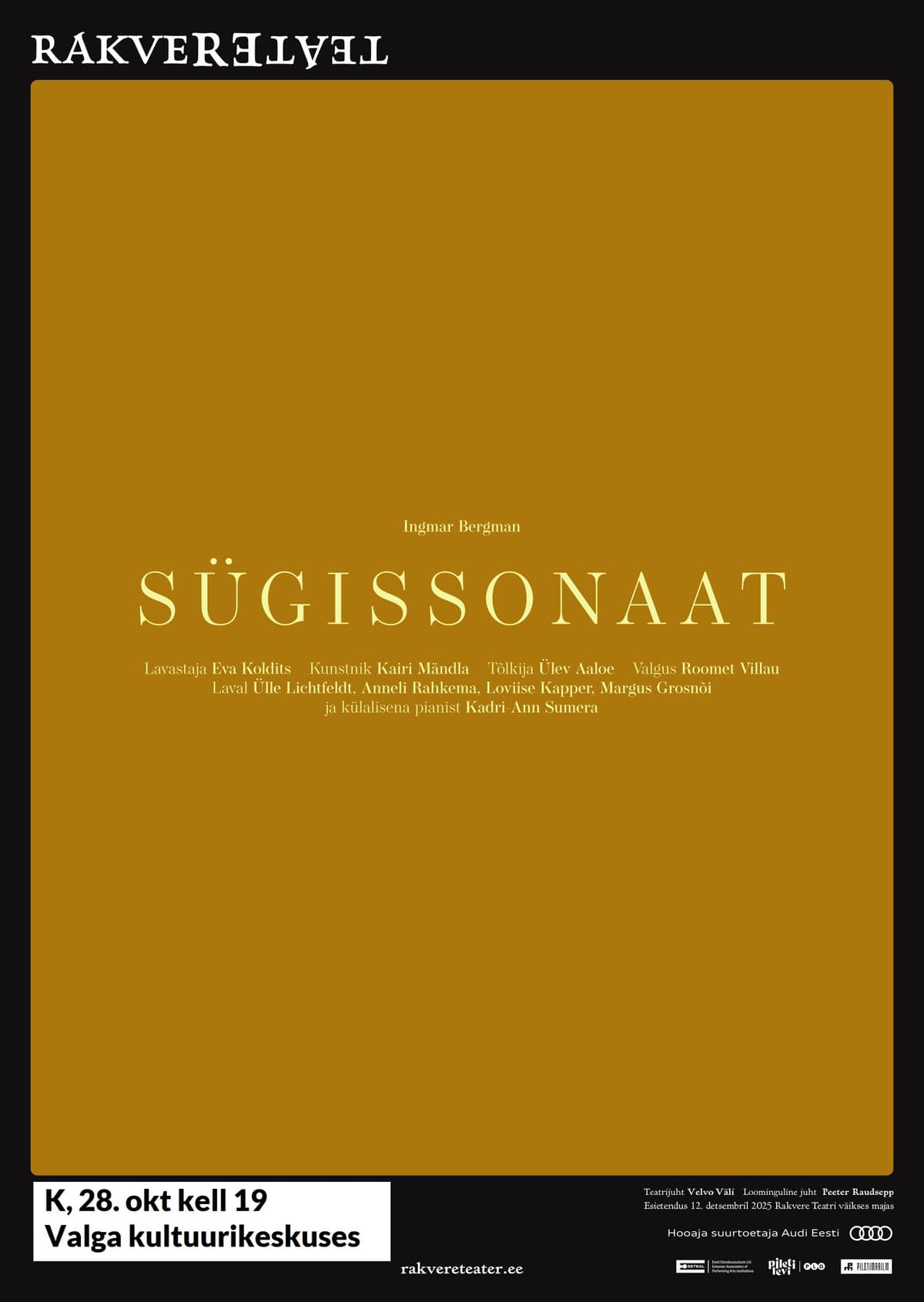 Rakvere Teatri etendus "Sügissonaat"