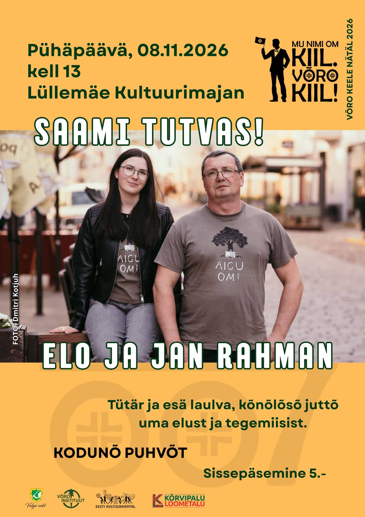 Kontsert- Saami tutvas (Elo ja Jan Rahman)