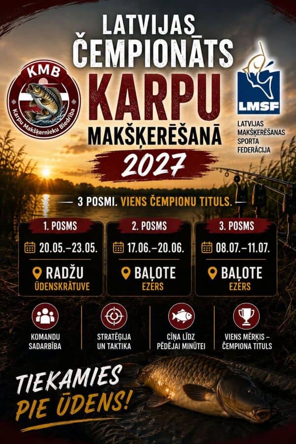 LÄTI KARPIVÕISTLUSTE MEISTRIVÕISTLUSED 2027