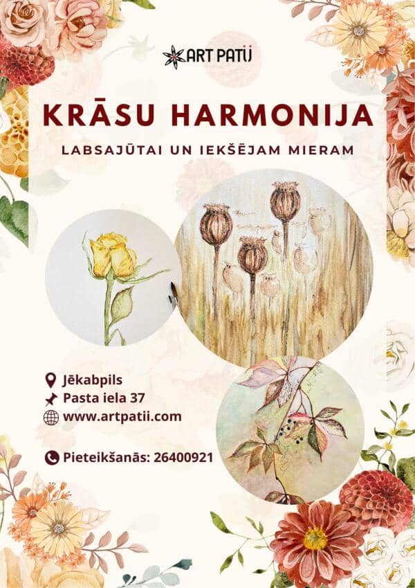 Meistarklase. Krāsu pludināšana darbnīcā "ART PATII"