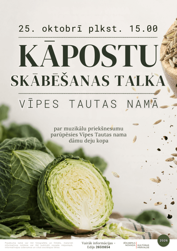 Kapsaste hapendamise talgud Vīpe rahvamajas