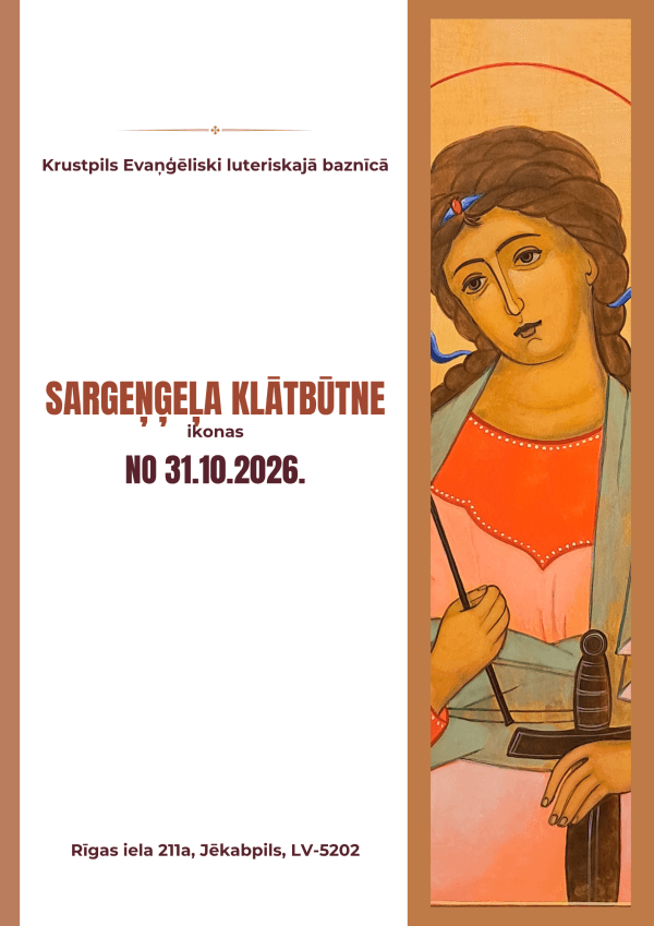 Gita Palma ikoonide näitus „Kaitseingli kohalolu” Jēkabpilsis