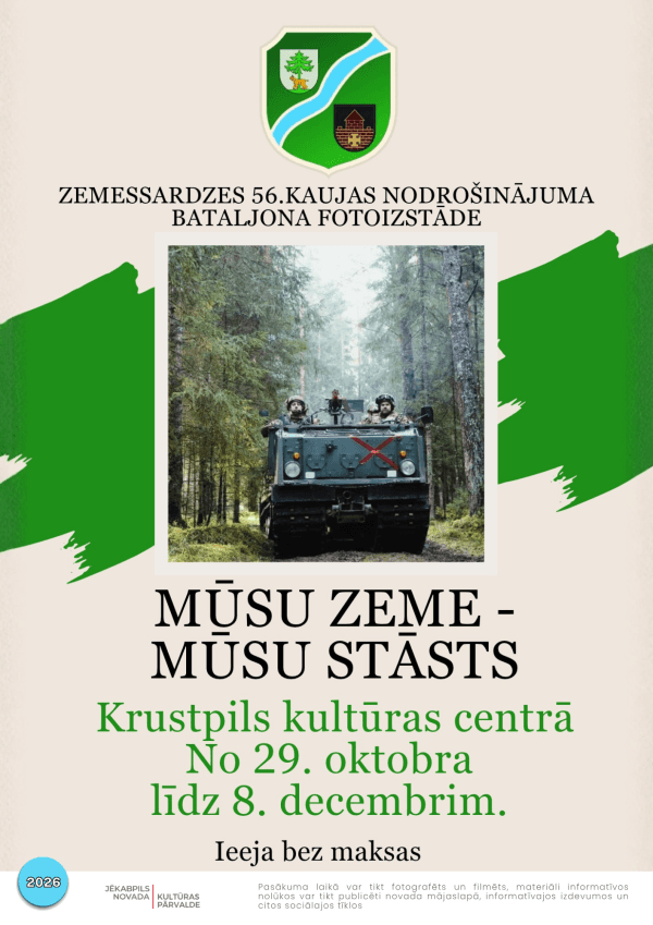 Fotonäitus „Meie maa – meie lugu” Jēkabpilsis