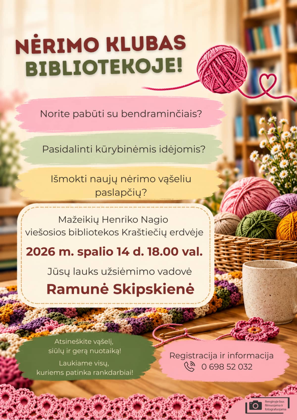 Heegeldajate klubi koosolek raamatukogus