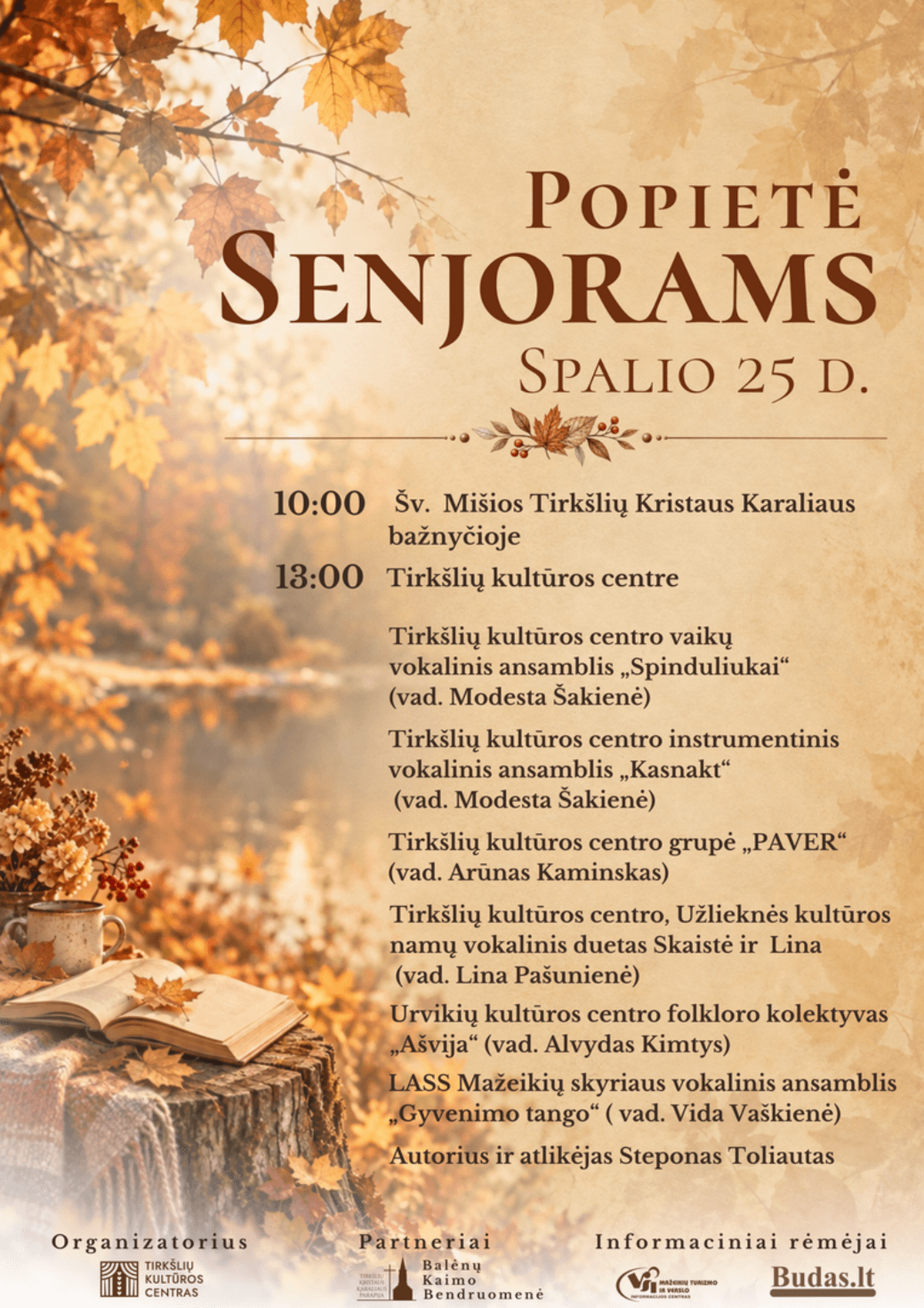 Pärastlõunane üritus eakatele Tirkšliais