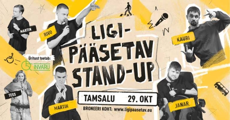 Tamsalu TASUTA komöödia õhtu: “Ligipääsetav stand-up”