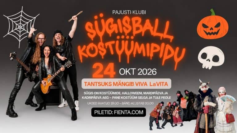 PAJUSTI KLUBI SÜGISBALL JA KOSTÜÜMIPIDU