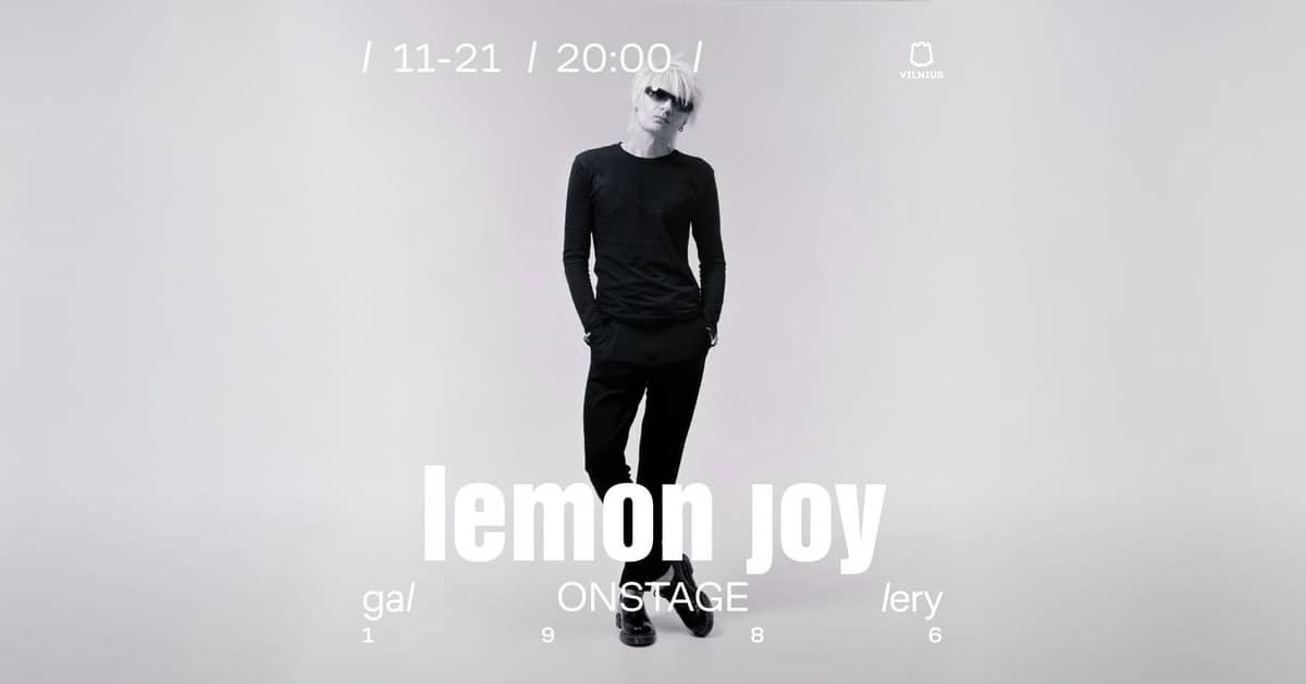 LEMON JOY / 21.11. / gallery onstage