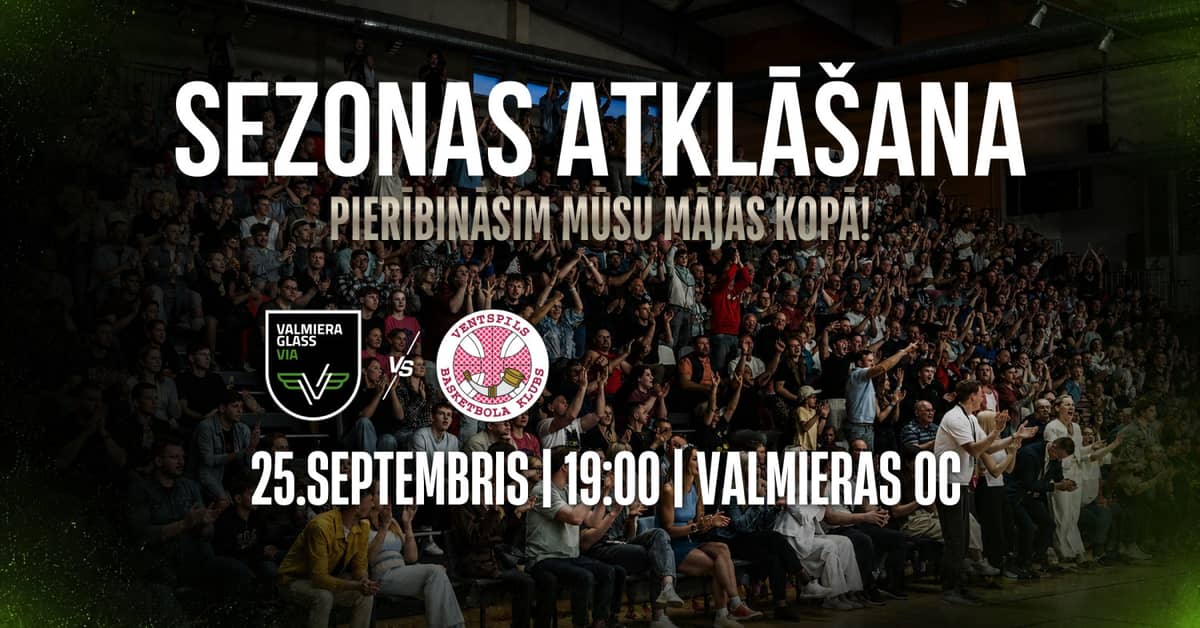 Läti-Igaalia korvpalliliiga mäng VALMIERA GLASS VIA vs BK Ventspils