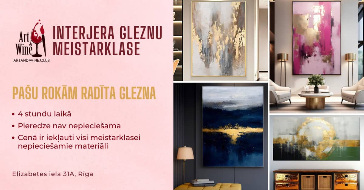 Art&Wine loominguline meistriklass: interjöörimaalid