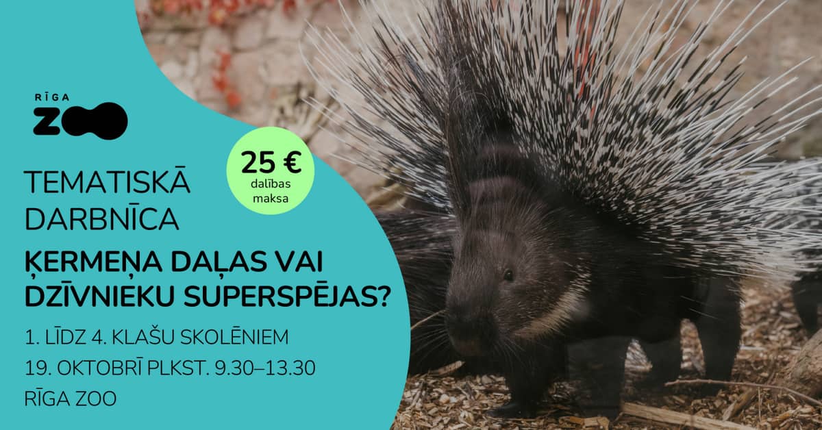 Teemapäev Riia Loomaaias – „Kehaosad või loomade superjõud?”