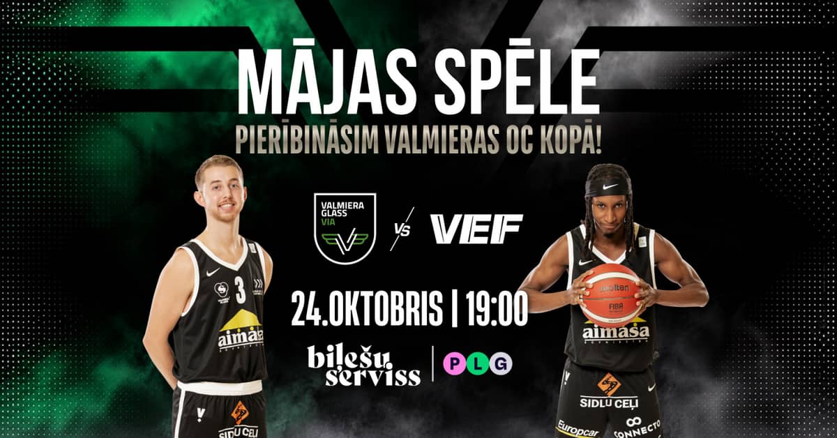 Läti-Eesti korvpalliliiga mäng: VALMIERA GLASS VIA vs VEF Riga