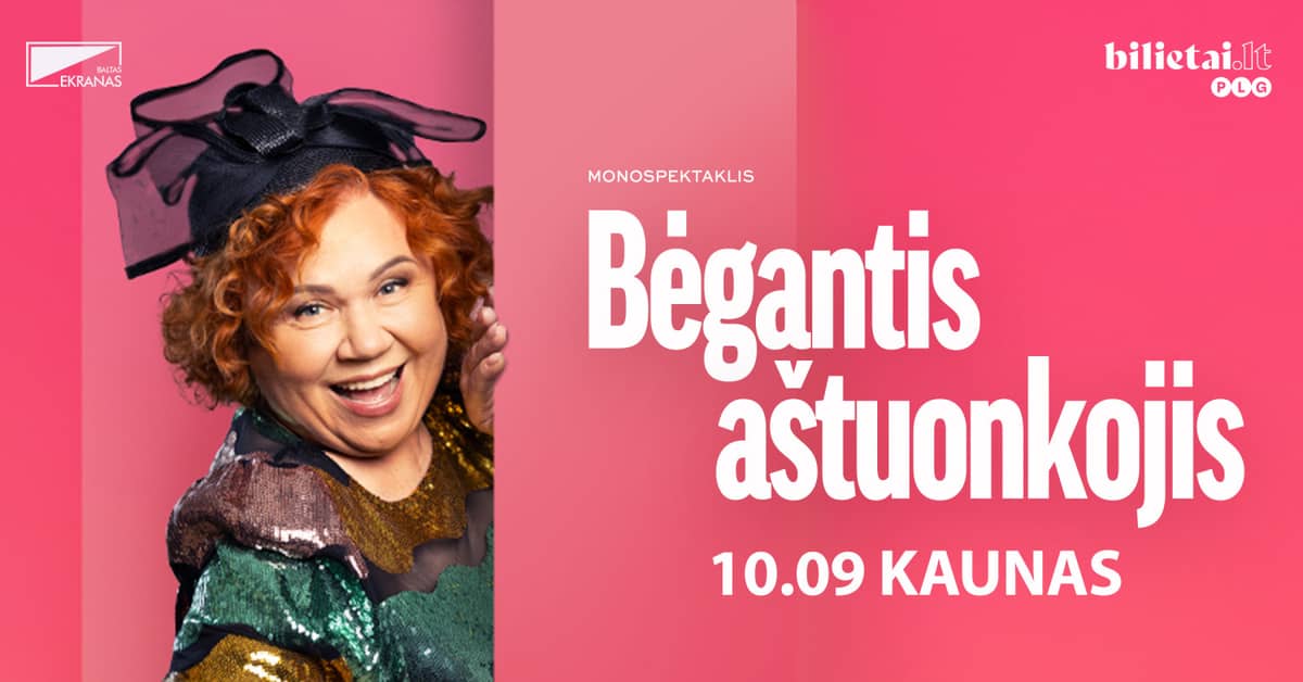 PREMJERA! Monospektaklis ''BĖGANTIS AŠTUONKOJIS'' | Kaunas
