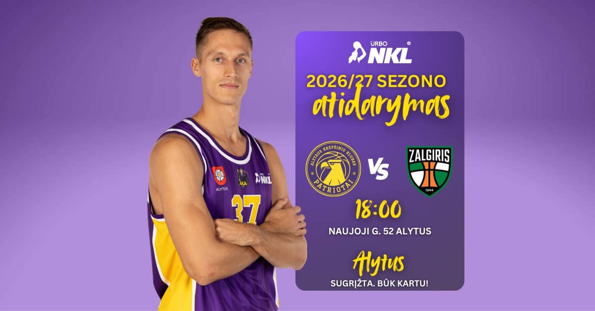 Alytaus krepšinio klubas ''Patriotai'' - Kauno ''Žalgiris-2'' | NKL atidarymo rungtynės