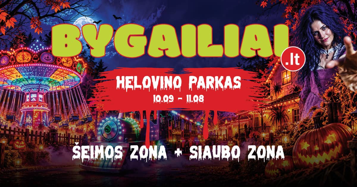 BYGAILIAI. Halloweeni park