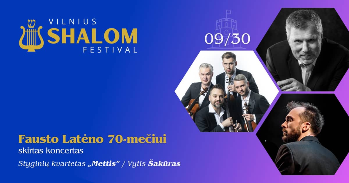 Kontsert Faustas Latėnase 70. sünnipäevaks | Vilnius Shalom Festival