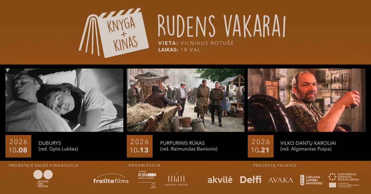 ''Raamat + Kino: Sügisesed kinõhtud'' — Algimantas Puipa film ''Hundihammaste kaelakee''