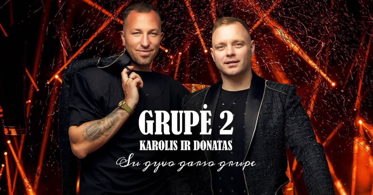 Grupp 2 - Karolis ja Donatas live-bändiga | Tauragė