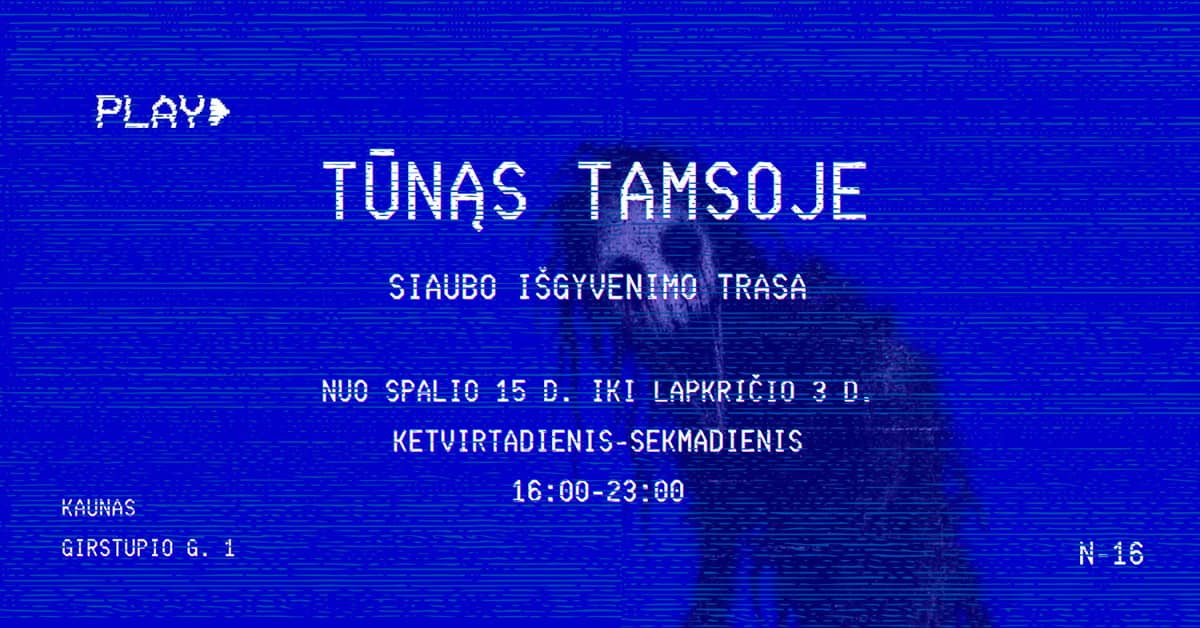 Ekstreemne Halloweeni ellujäämisrada ''Tūnąs tamsoje''
